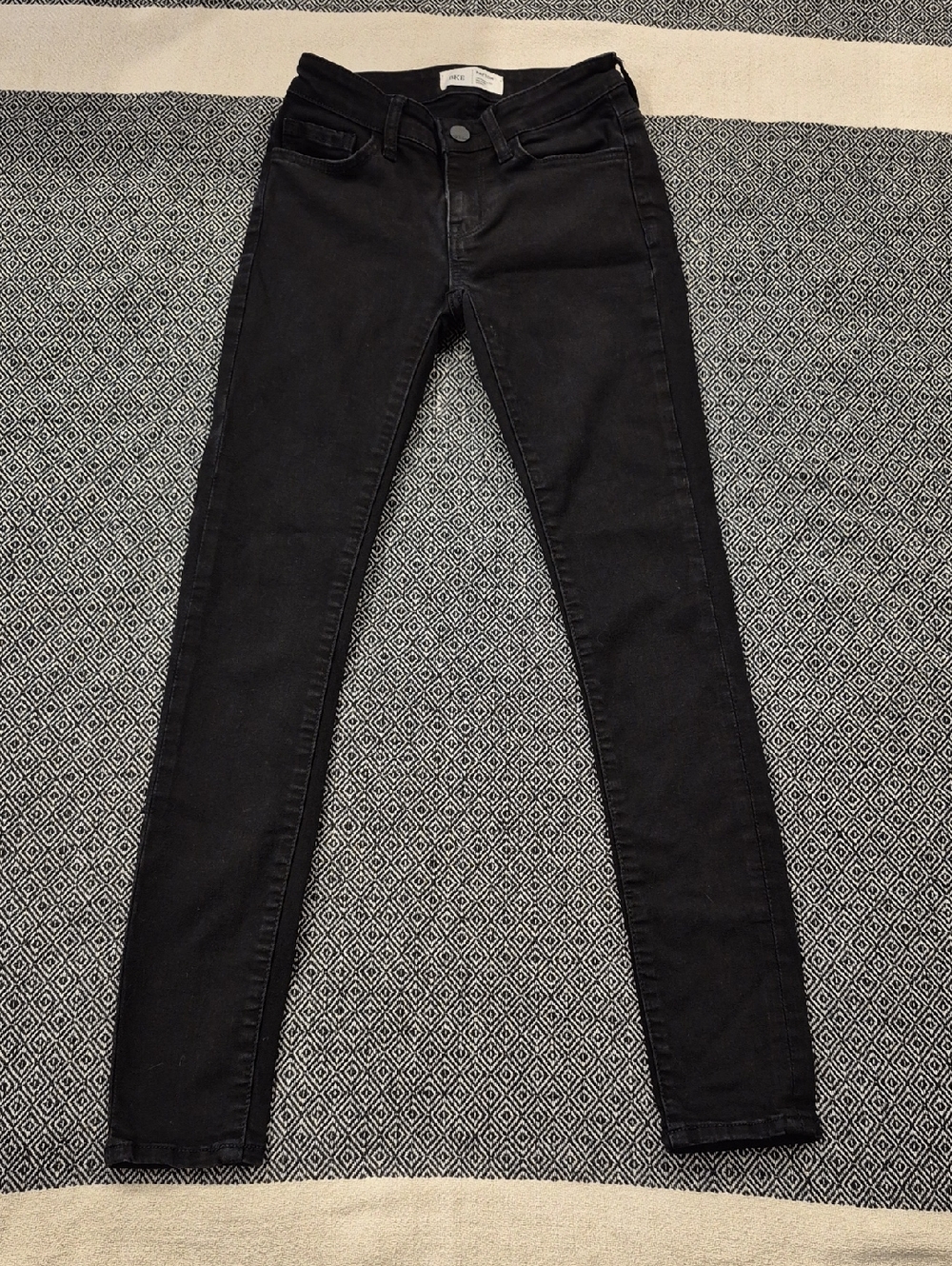 BKE Payton Mid Rise Skinny Fit Black Jeans Size 22x29 1/2